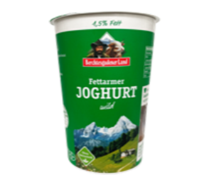 Berchtesgadener Land Fettarmer Joghurt